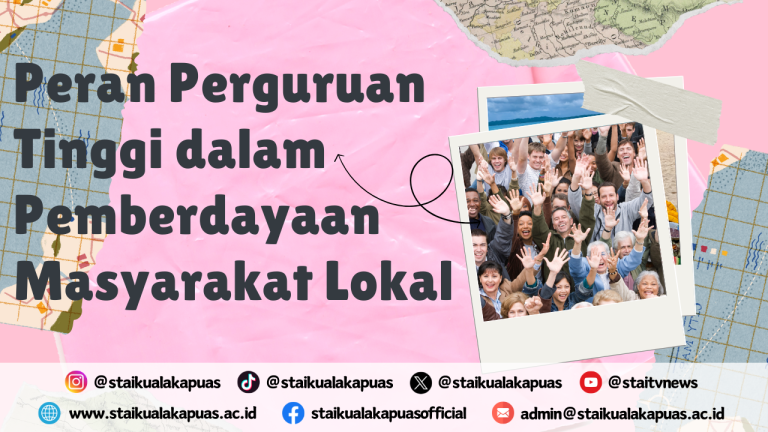 Peran Perguruan Tinggi dalam Pemberdayaan Masyarakat Lokal
